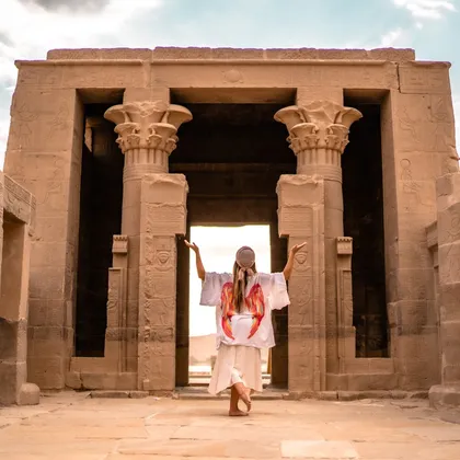 Egypt, temple entrance
