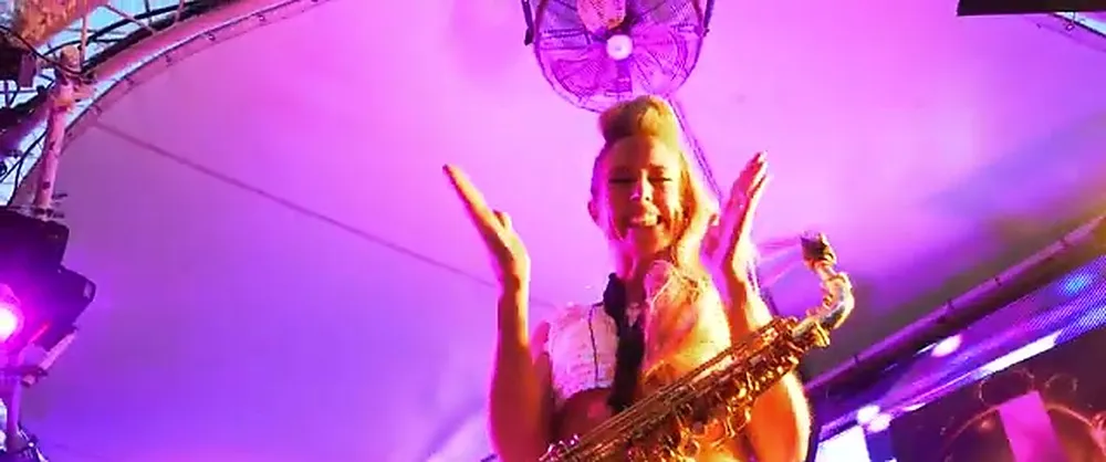 Lovely Laura and Ben Santiago, Ocean Beach, Ibiza, a film by Be Seen & Bloom