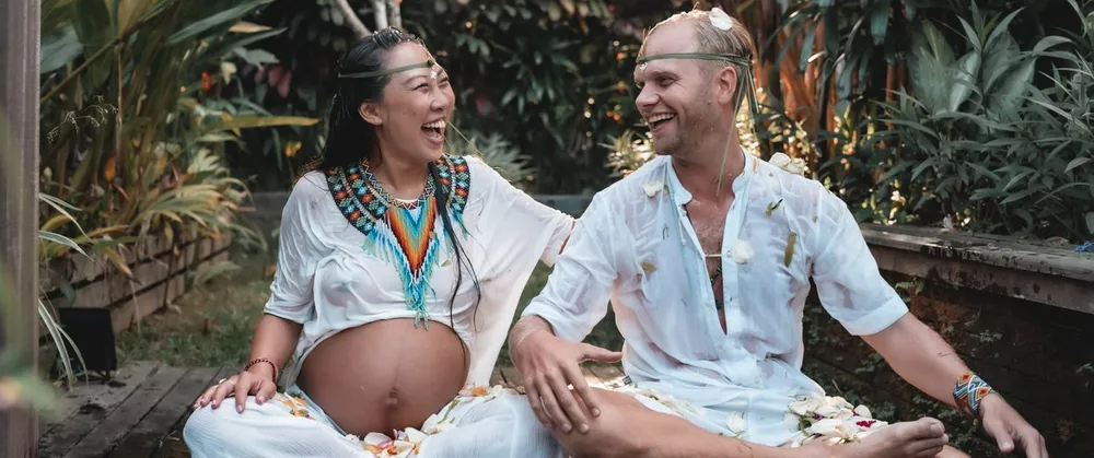 Leona's baby blessing, Bali, a film by Be Seen & Bloom